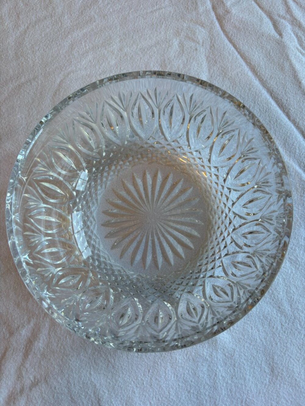 Waterford Crystal Granville 10” Large Brilliant Cut Lead Crystal Bowl - Picture 4 of 4